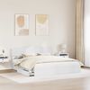 vidaXL Storage Bed with Headboard White 200 x 200 cm Engineered Wood
