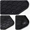 vidaXL Car Mat 4 pcs Black Rubber