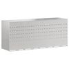 vidaXL Wheelie Bin Storage for 4 Bins Stainless Steel Silver