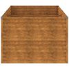 vidaXL Garden Raised Bed 196x100x69 cm Corten Steel