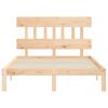 vidaXL Bed Frame without Mattress 140x190 cm Solid Wood Pine