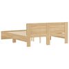 vidaXL Bed Frame without Mattress Sonoma Oak 150x200 cm King Size