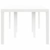 vidaXL Garden Dining Table White 200 x 100 x 73 cm Poly Rattan