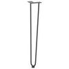 vidaXL hairpin legs for console tables for Console Table 4 pcs Anthracite 72 cm Solid Steel