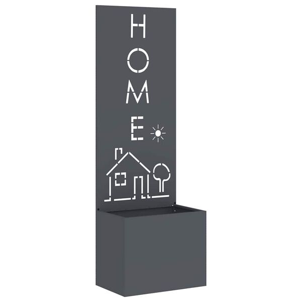 vidaXL Garden Privacy Screen Anthracite 50 x 140 cm Cold-rolled steel