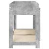 vidaXL Bunk Bed for Kids Concrete Grey 80 x 190 cm Engineered Wood