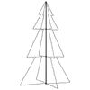 vidaXL Christmas Cone Tree 240 LEDs Indoor and Outdoor 118x180 cm