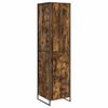 vidaXL Warderobe Smoke Oak 50 x 50 x 200 cm Engineered Wood