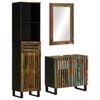 vidaXL 3 Piece Bathroom Furniture Set Solid Wood Acacia