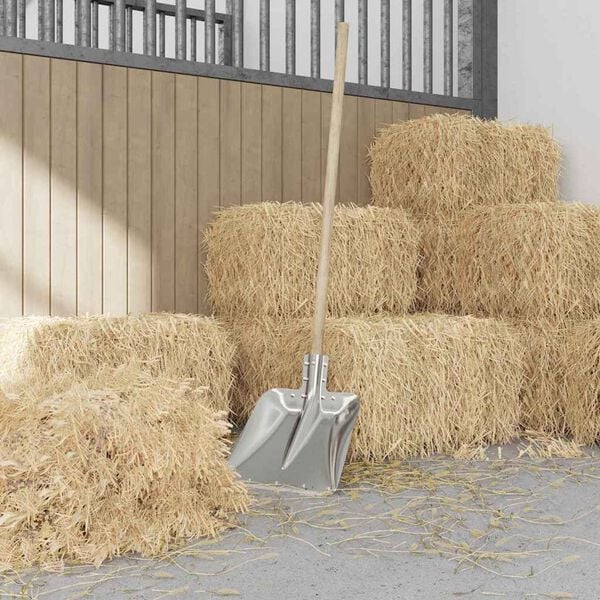 vidaXL Shovel Head Silver 45 x 38 cm Aluminum