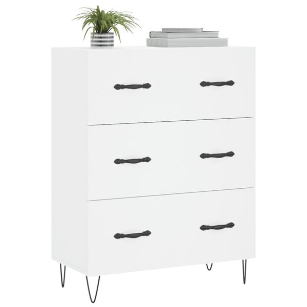 vidaXL Sideboard White 69.5x34x90 cm Engineered Wood
