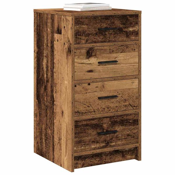 vidaXL Sideboard with Drawer Old wood 40 x 41 x 75 cm Engineered wood