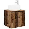 vidaXL Wall-Mounted Sink Vanity Old Wood 49.5 x 44.5 x 66 cm