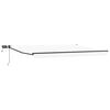 vidaXL Manual Retractable Awning with LEDs 4 x 3 m