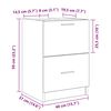 vidaXL Bathroom Cabinet Old Wood 40 x 37 x 59 cm Engineered wood