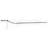 vidaXL Electric Retractable Awning White and Anthracite 5 x 3 m