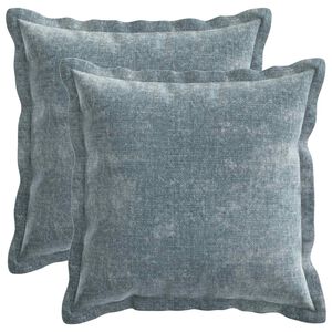 vidaXL Cushion Cover 2 pcs HOUTEN Light Blue 30 x 30 cm