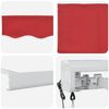 vidaXL Retractable Awning Red 400 x 300 cm Fabric and Metal
