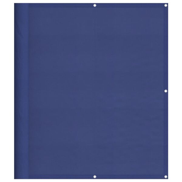 vidaXL Balcony Screen Blue 120x700 cm 100% Polyester Oxford