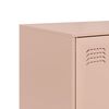 vidaXL Highboard Pink 67x39x95 cm Steel