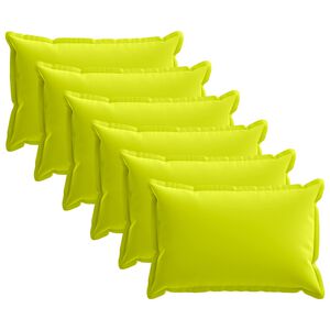 vidaXL Cushion Cover 6 pcs HOUTEN Bright Green 30 x 50 cm Polyester