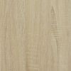 vidaXL Headboard Sonoma Oak 140 x 16.5 x 103.5 cm Engineered Wood