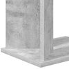 vidaXL End Table Concrete Grey 35 x 25 x 50 cm Engineered Wood