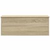 vidaXL Storage Box Sonoma Oak 90x35x35 cm Engineered Wood