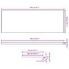 vidaXL Window Sill White 160 x 50 x 4.5 cm PVC
