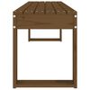 vidaXL Garden Bench Honey Brown 110x38x45 cm Solid Wood Pine