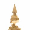 vidaXL Christmas Trees with Stand Brown 210 cm Solid pine wood