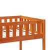 vidaXL Bunk Bed Wax Brown 80x200 cm Solid Wood Pine