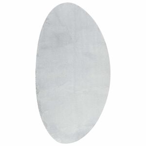 vidaXL Carpet Folding HUARTE Grey 80 x 150 cm Polyester