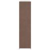 vidaXL Fabric Wardrobe with Compartments and Rods 45x150x176 cm Brown