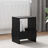 vidaXL Magazine Rack 2 pcs Black Oak 35 x 30 x 45 cm