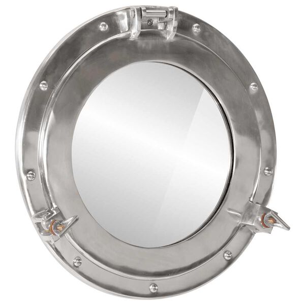 vidaXL Porthole Mirror Wall Hanging Ø38 cm Aluminium and Glass