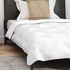 vidaXL Duvet Set with Pillow 2 pcs White Microfiber