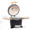 Kamado Barbecue Grill Smoker Ceramic 33 cm