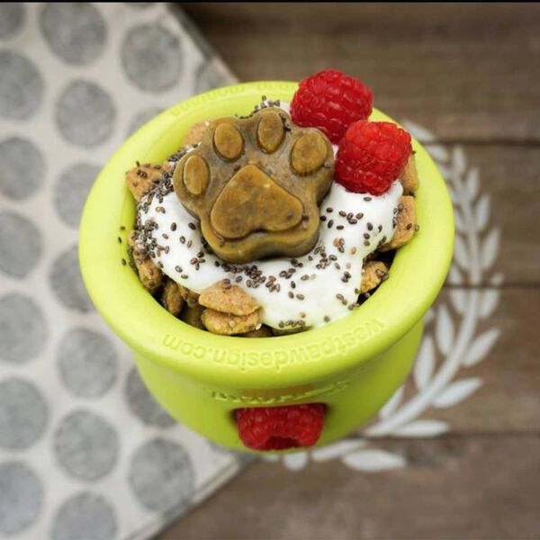 West Paw Dog Toy with Zogoflex Toppl Granny Smith Green S