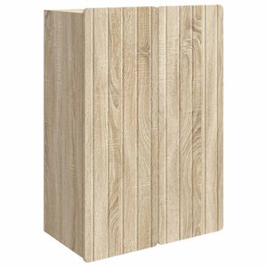 vidaXL Wall-Mounted Cabinet Sonoma Oak 66 x 34.5 x 92 cm