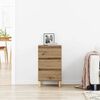 vidaXL Bedside Cabinet Artisan Oak 40 x 35 x 70 cm Engineered Wood