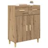 vidaXL Sideboard Artisan oak 34 x 69.5 x 89 cm Engineered wood
