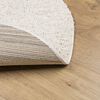 vidaXL Shaggy Rug PAMPLONA High Pile Modern Cream &Oslash; 160 cm