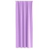 vidaXL Blackout Curtains with Rings 2 pcs Purple 245 x 140 cm