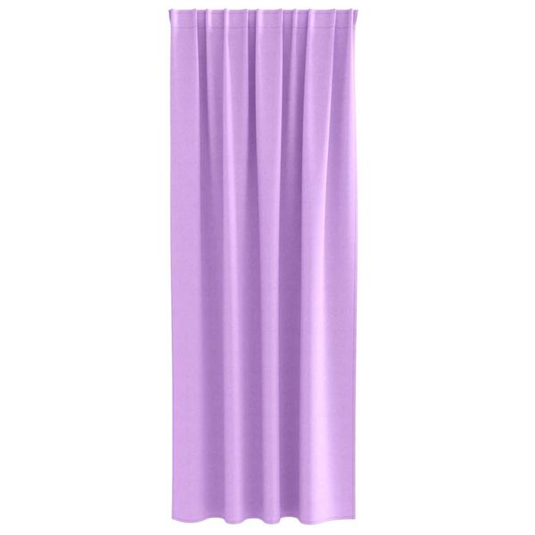 vidaXL Blackout Curtains with Rings 2 pcs Purple 245 x 140 cm