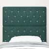 vidaXL Headboard with Headboard Dark Green 100 cm Faux Leather