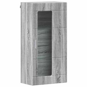 vidaXL Wooden Cabinet Grey Sonoma Engineered Wood