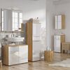 Germania Bathroom Wall Cabinet GW-Avino 27x39x68 cm Navarra-oak and White