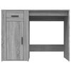 vidaXL Desk Grey Sonoma 100x49x75 cm Engineered Wood