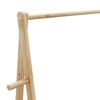vidaXL Clothes Rack with Shelves 96x45.5x150.5 cm Bamboo